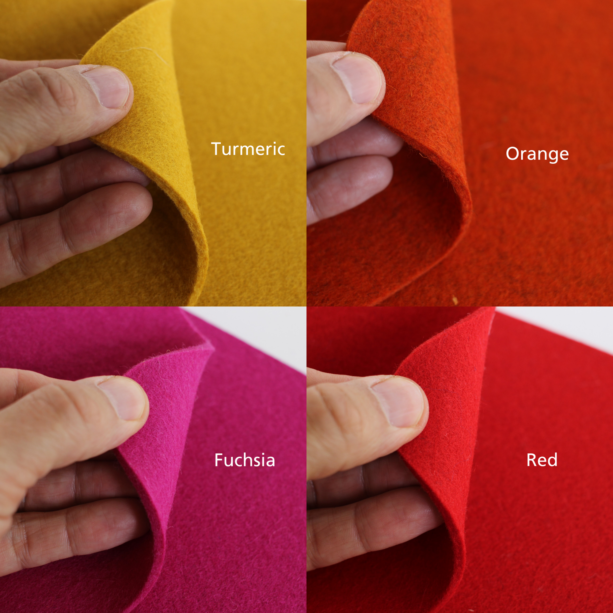 pink felt desk mat