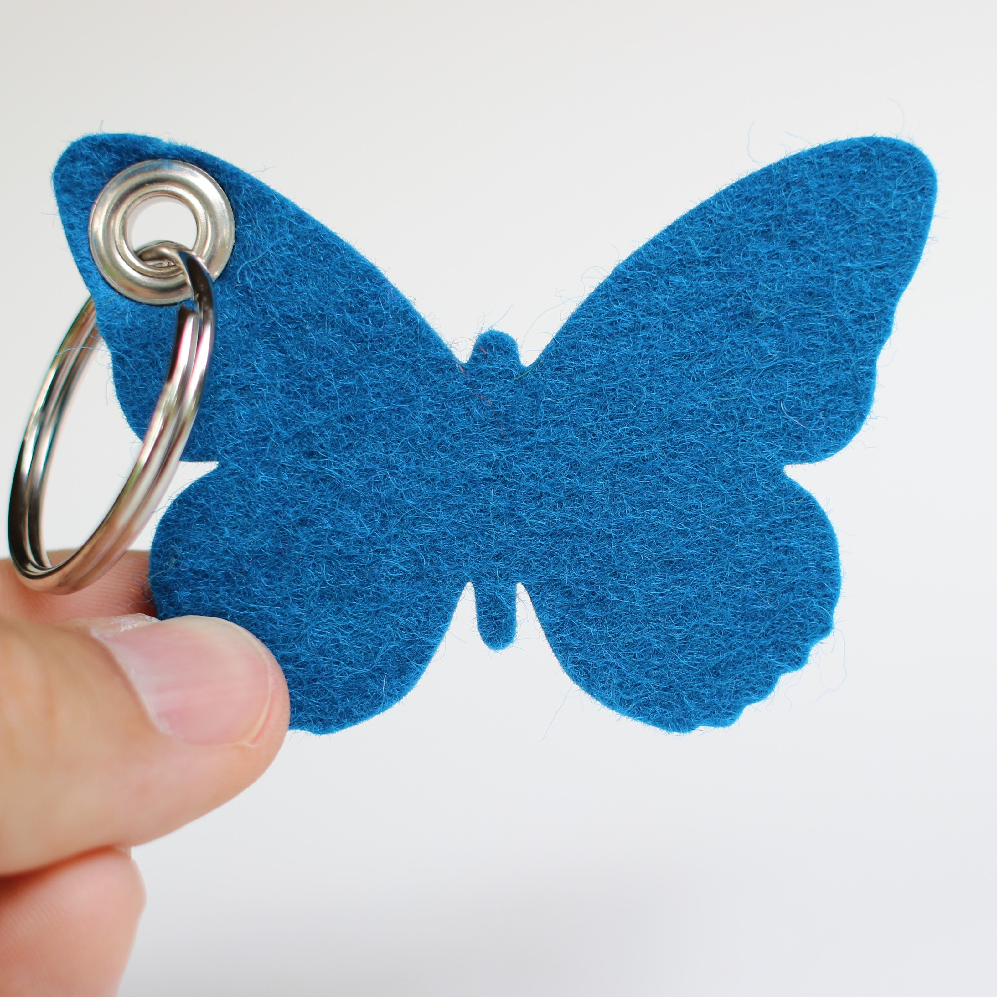 Butterfly Felt Key Fob