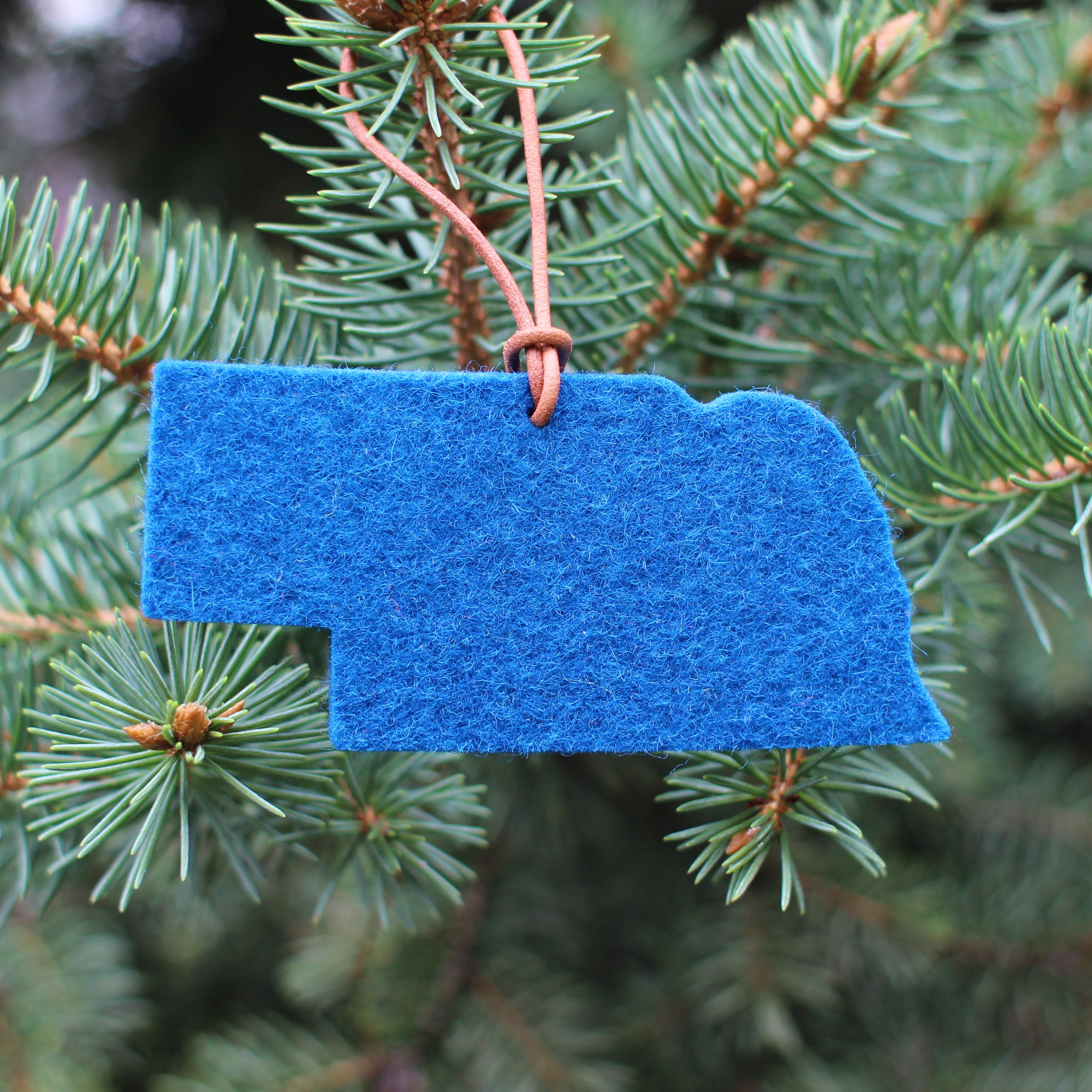 Wool Felt Nebraska Ornament