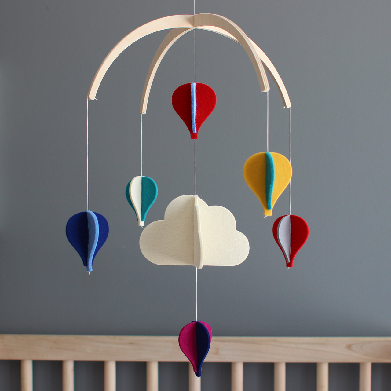 Hot Air Balloon Baby Mobile